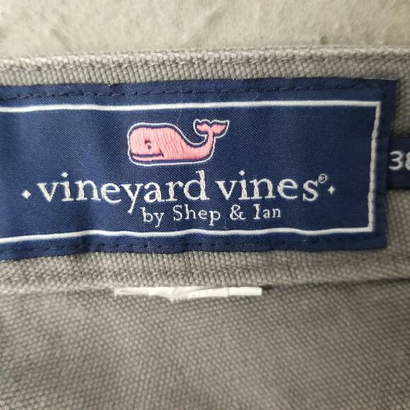 Vineyard Vines Pants Mens 30x32 Gray 5-Pocket Twill Chino Casual Straight Leg - Picture 13 of 14